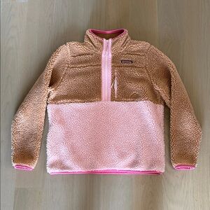 Vineyard Vines Tan and Pink Teddy Jacket